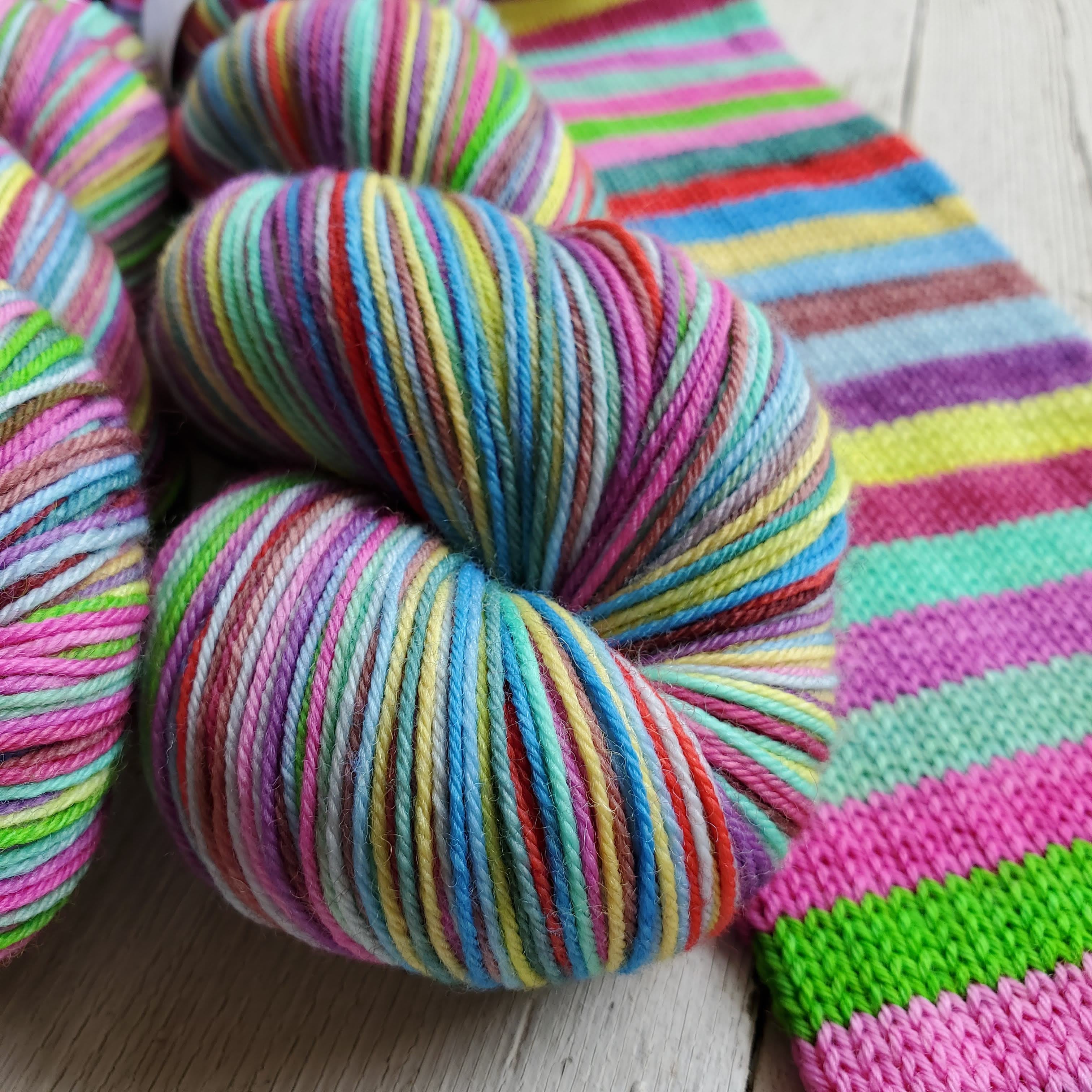 Self Striping Sock