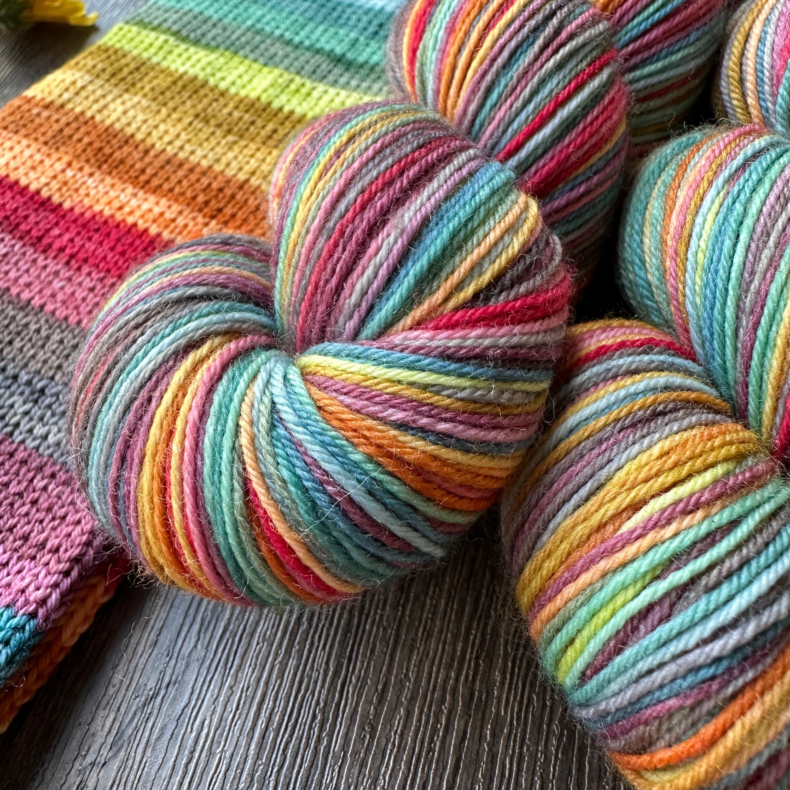 Self Striping Sock