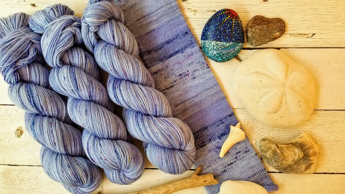 Whale Song -must match sock - Must Stash self striping sock yarn fun colorful knitting large skein twin matching double