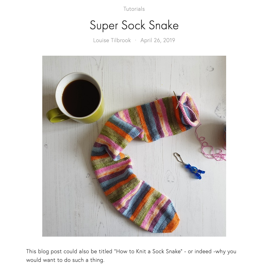 Super Sock Snake