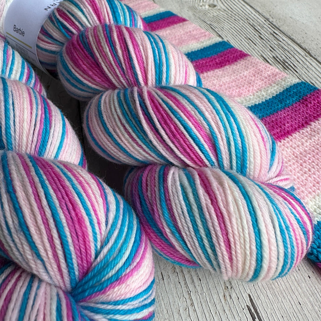 Pre-order - Bacon & Eggs self striping sock yarn — home