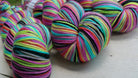 Modern Rainbow -perfect must match set - Must Stash self striping sock yarn fun colorful knitting large skein twin matching double