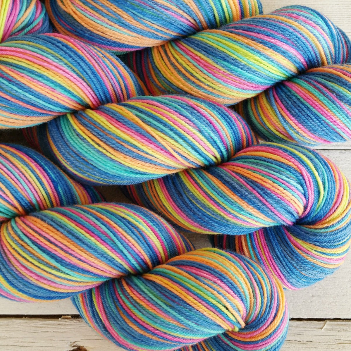 Sgt.'s Score -perfect must match set - Must Stash self striping sock yarn fun colorful knitting large skein twin matching double