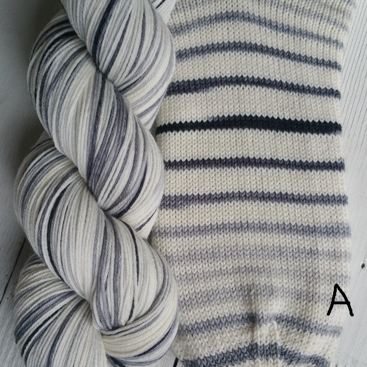 The White Album -must match sock - Must Stash self striping sock yarn fun colorful knitting large skein twin matching double