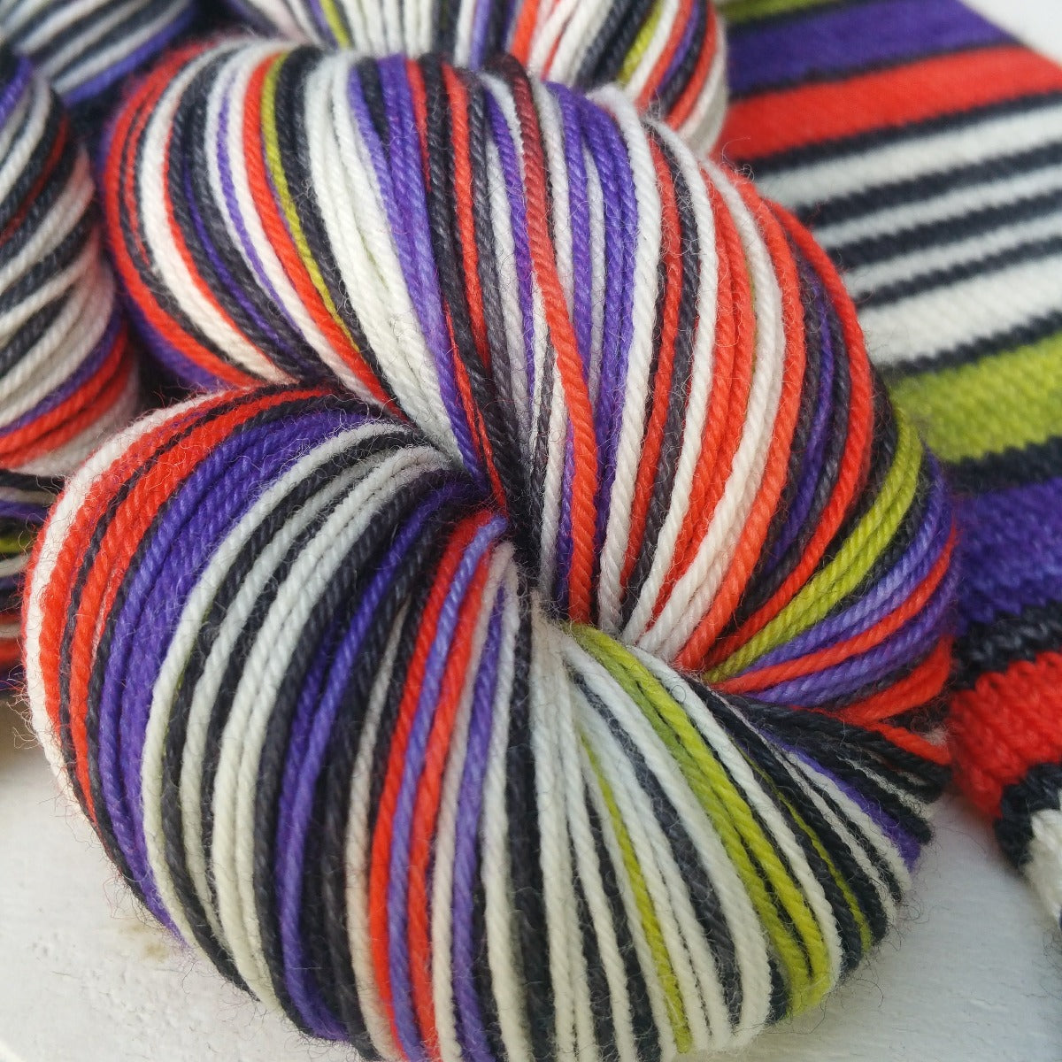 Jack is Back -Must Match Sock - Must Stash self striping sock yarn fun colorful knitting large skein twin matching double