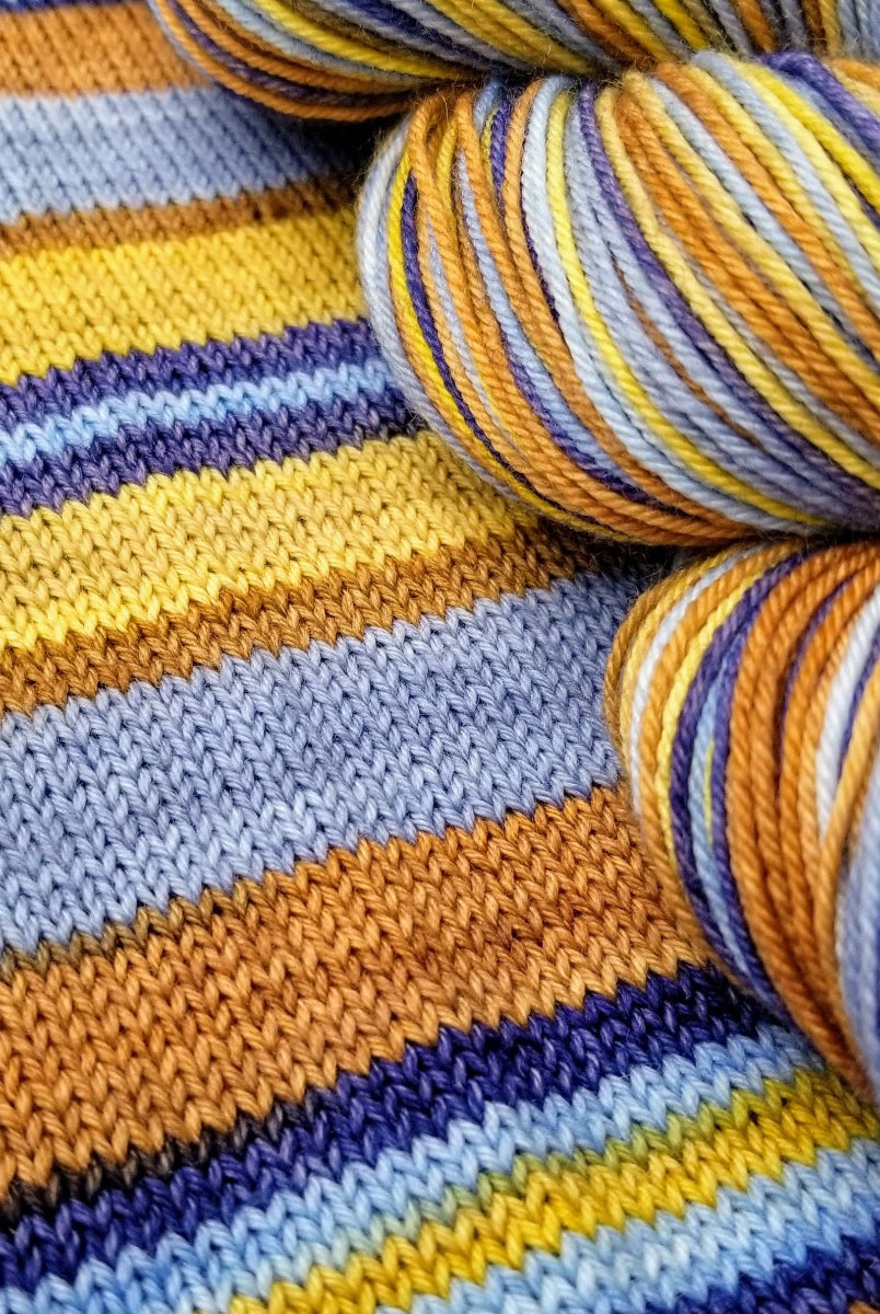 Lando - Galactic Battle -must match set - Must Stash self striping sock yarn fun colorful knitting large skein twin matching double
