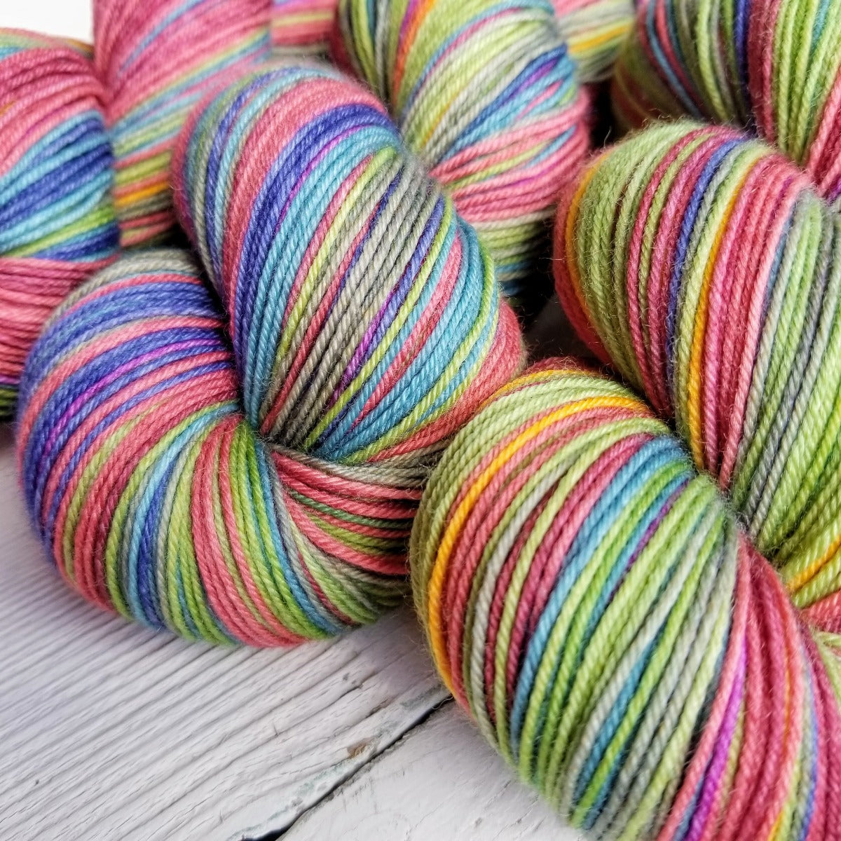 Autumn Afterglow -must match sock - Must Stash self striping sock yarn fun colorful knitting large skein twin matching double