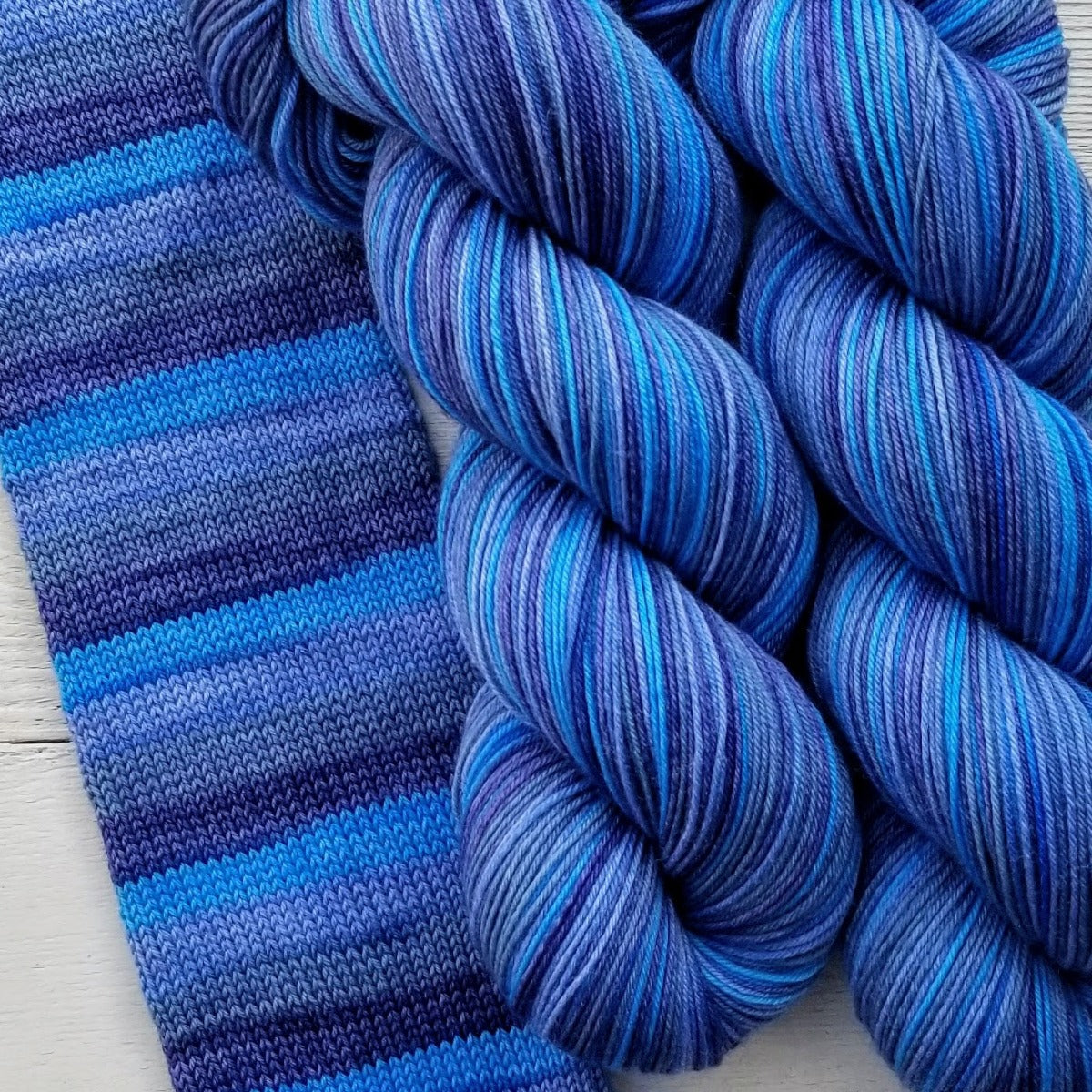 Time Lord -must match sock - Must Stash self striping sock yarn fun colorful knitting large skein twin matching double