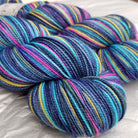 Cassiopeia -Camp KAL 2018 - Must Stash self striping sock yarn fun colorful knitting large skein twin matching double