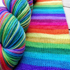 Firework -perfect must match set - Must Stash self striping sock yarn fun colorful knitting large skein twin matching double