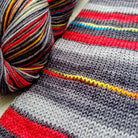 Chimichanga -perfect must match set - Must Stash self striping sock yarn fun colorful knitting large skein twin matching double