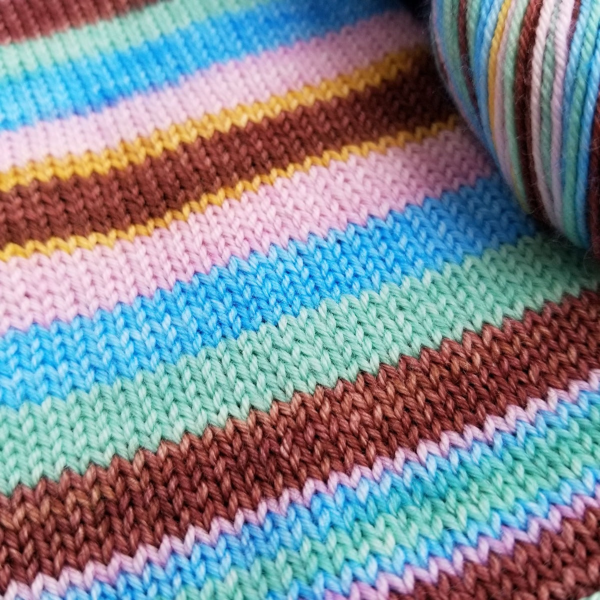Chocolate Bunny -perfect must match set - Must Stash self striping sock yarn fun colorful knitting large skein twin matching double