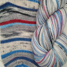 R2 - Galactic Battle -must match set - Must Stash self striping sock yarn fun colorful knitting large skein twin matching double