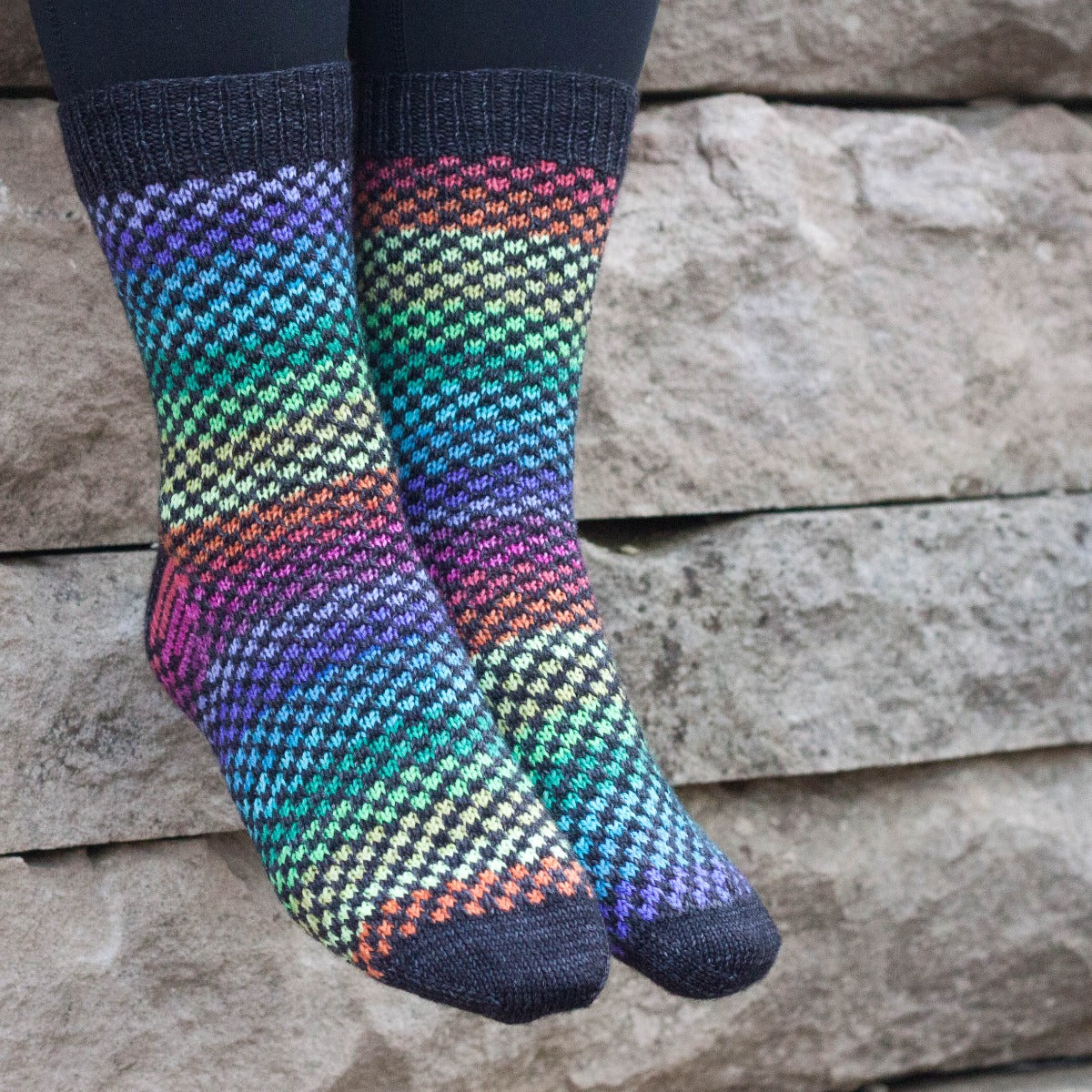 Lots of Socks -sock sets - Must Stash self striping sock yarn fun colorful knitting large skein twin matching double