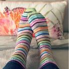 Theory -perfect must match set - Must Stash self striping sock yarn fun colorful knitting large skein twin matching double