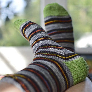 Dark Side Original -perfect must match set - Must Stash self striping sock yarn fun colorful knitting large skein twin matching double