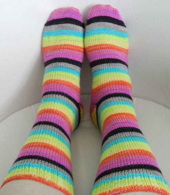 Modern Rainbow -perfect must match set - Must Stash self striping sock yarn fun colorful knitting large skein twin matching double