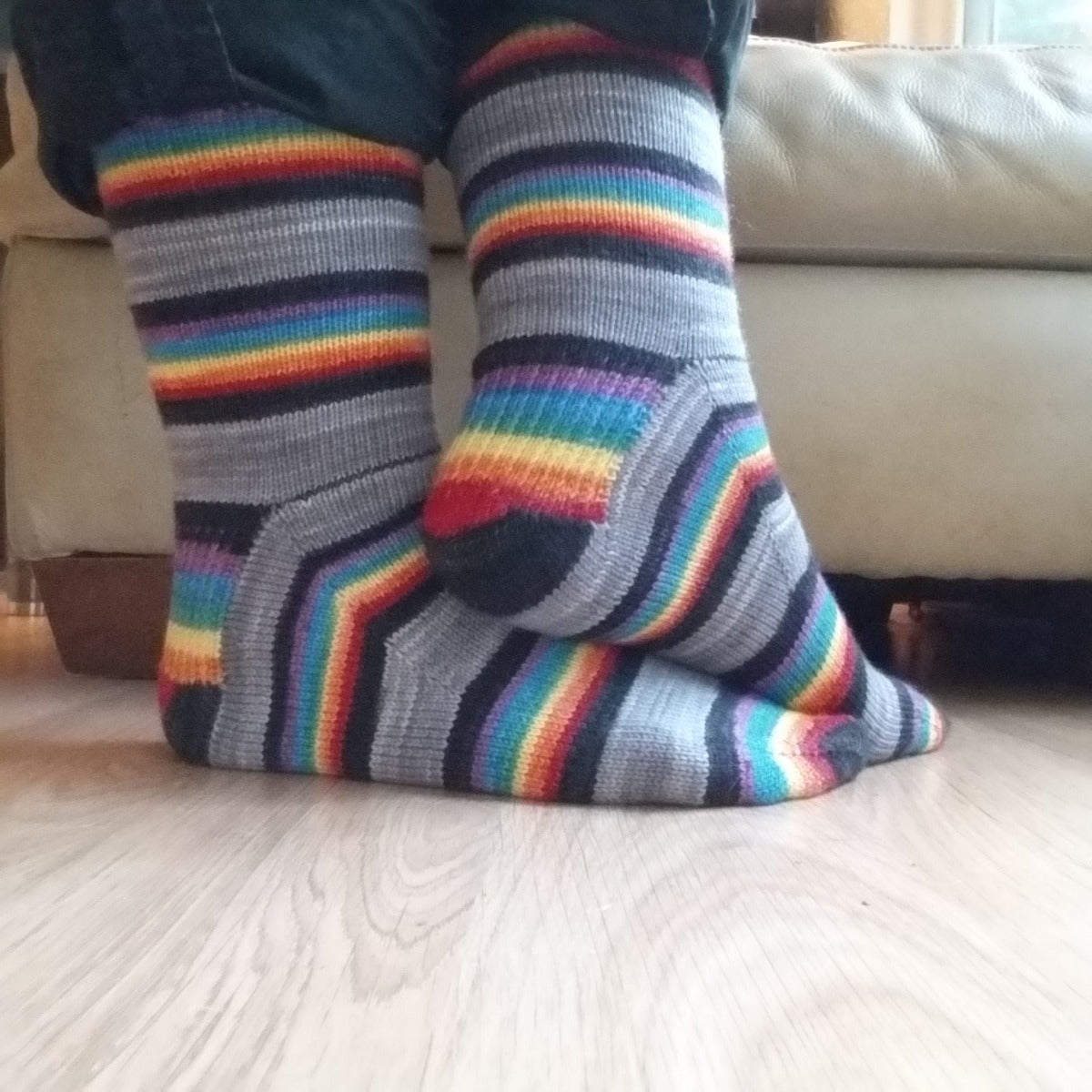 Dark Side EPV -perfect must match set - Must Stash self striping sock yarn fun colorful knitting large skein twin matching double