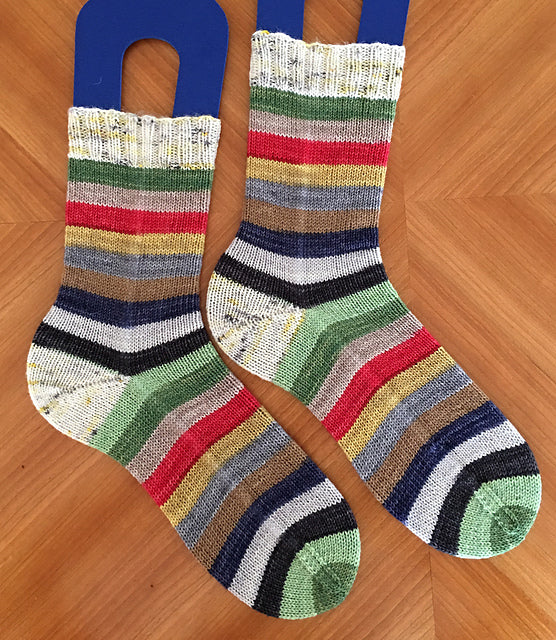 Not All Who Wander Are Lost -perfect must match set - Must Stash self striping sock yarn fun colorful knitting large skein twin matching double