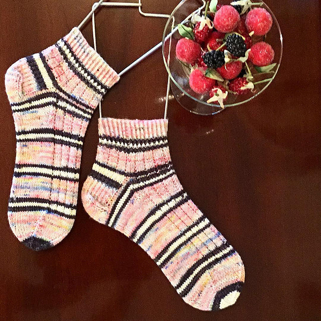 Polka Dot Afro Circus -perfect must match set - Must Stash self striping sock yarn fun colorful knitting large skein twin matching double